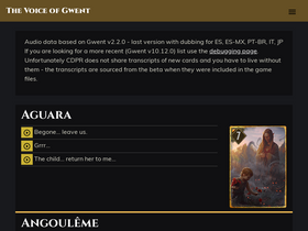 'gwent.one' screenshot