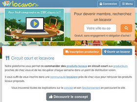 'locavor.fr' screenshot