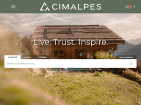 'cimalpes.com' screenshot