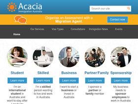 'acacia-au.com' screenshot