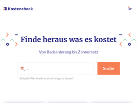 'kostencheck.de' screenshot