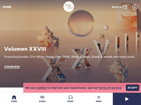 'cafedelmar.com' screenshot