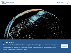 'wilhelmsen.com' screenshot