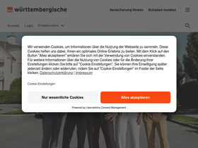 'wuerttembergische.de' screenshot