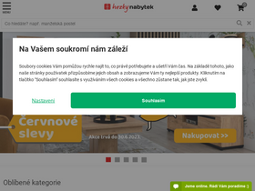 'hezkynabytek.cz' screenshot