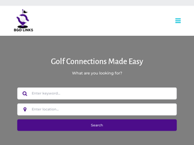 'blackgolfdirectory.com' screenshot