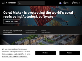 'autodesk.co.uk' screenshot