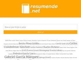 'resumende.net' screenshot