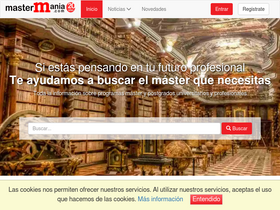 'mastermania.com' screenshot