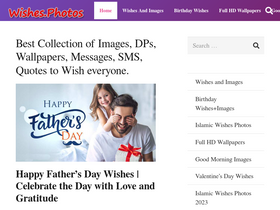 'wishes.photos' screenshot