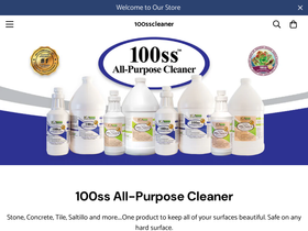 100sscleaner.com homepage screenshot