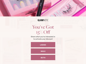 'glamnetic.com' screenshot