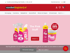 'voordeeldrogisterij.nl' screenshot