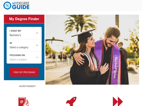 'mydegreeguide.com' screenshot