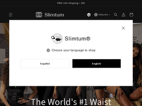 Slimtum® homepage screenshot