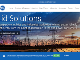 'gegridsolutions.com' screenshot
