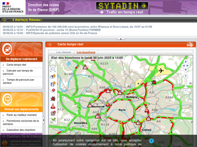 'sytadin.fr' screenshot