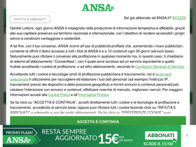 'ansa.it' screenshot