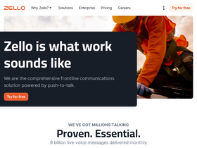 'zello.com' screenshot
