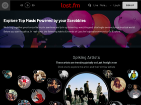 'last.fm' screenshot