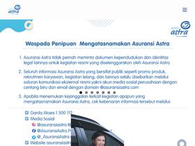 'asuransiastra.com' screenshot