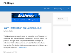 'faqforge.com' screenshot