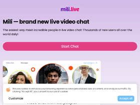 'mili.live' screenshot