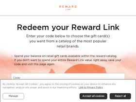 'rewardlink.io' screenshot