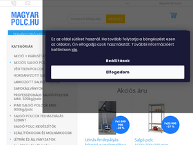 'magyarpolc.hu' screenshot