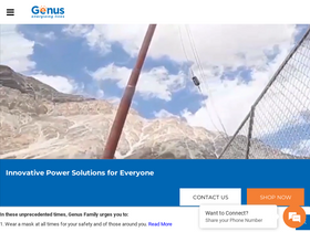 'genusinnovation.com' screenshot