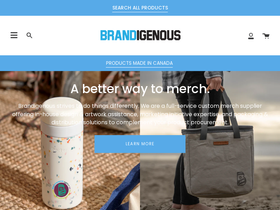 brandigenous.ca homepage screenshot