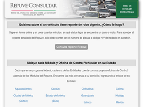 'repuve-consultar.com' screenshot