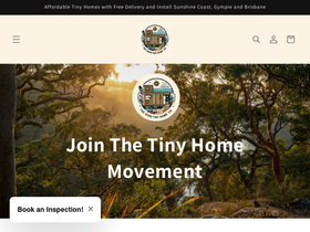 thegoodtinyhomeco.au homepage screenshot