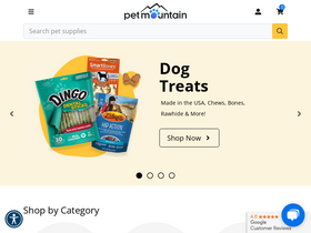 'petmountain.com' screenshot