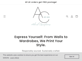 adnilcreations.com homepage screenshot