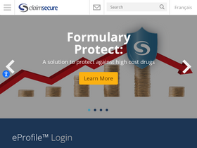'claimsecure.com' screenshot