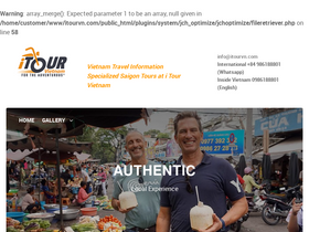 'itourvn.com' screenshot