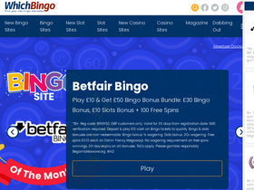 'whichbingo.co.uk' screenshot