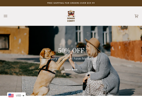 doggocomfy.com website screenshot
