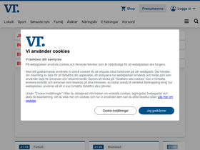 'vt.se' screenshot