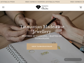 tasmaniabyclaudia.com.au homepage screenshot