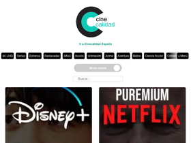 'cinecalidad.link' screenshot