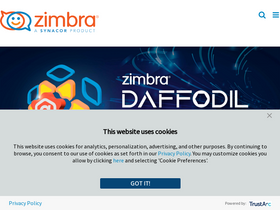 'wiki.zimbra.com' screenshot