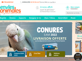 'enviesanimales.fr' screenshot