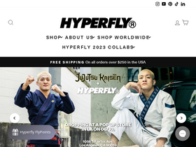 'hyperfly.com' screenshot