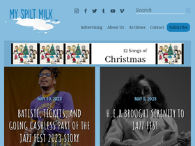 'myspiltmilk.com' screenshot