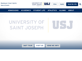 'usj.edu' screenshot