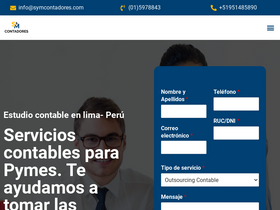 'symcontadores.com' screenshot