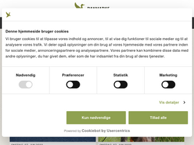 'jaegerforbundet.dk' screenshot