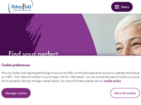 'abbeyfield.com' screenshot